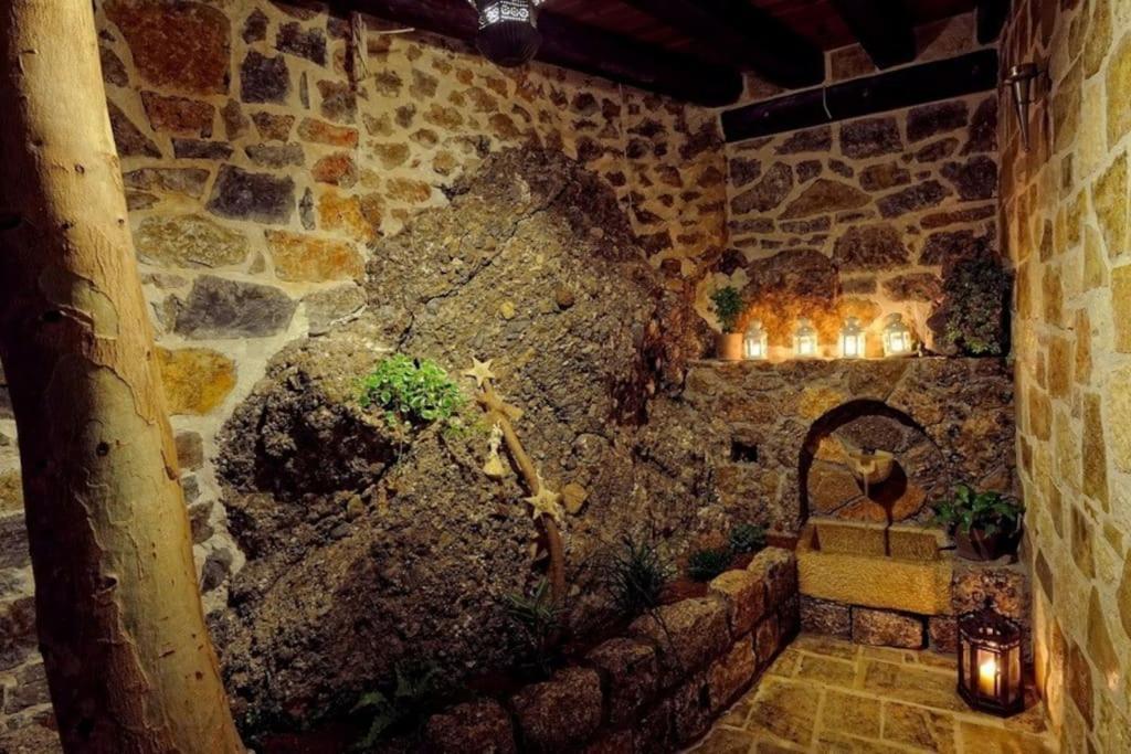 Villa Stone House With Sea View Achlia Esterno foto
